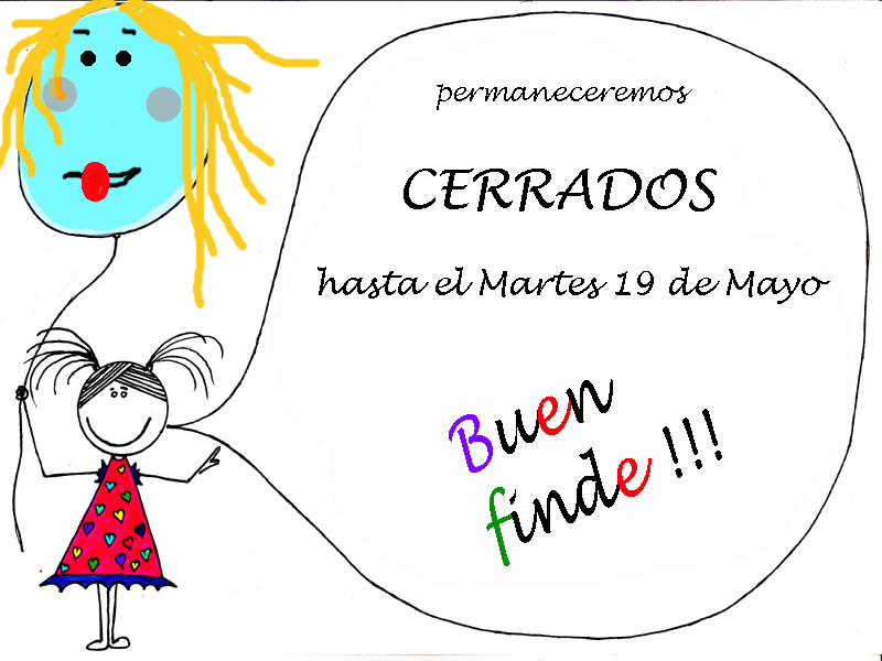 CARTEL CERRADO FIN DE SEMANA
