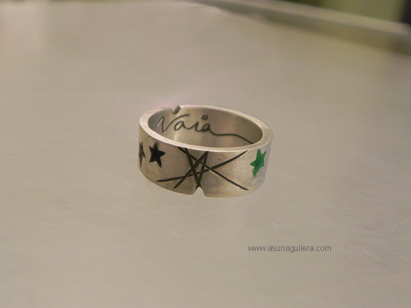 Anillo El NIÑO ESTRELLA/ENCARGO