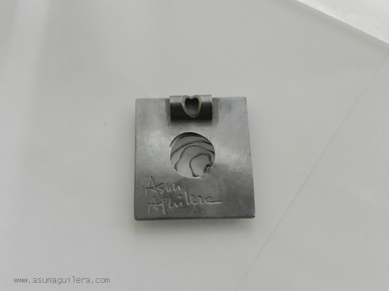 Colección ESPIRAL DE LA COMPRENSIÓN Plata de ley envejecida & Esmaltes al Fuego