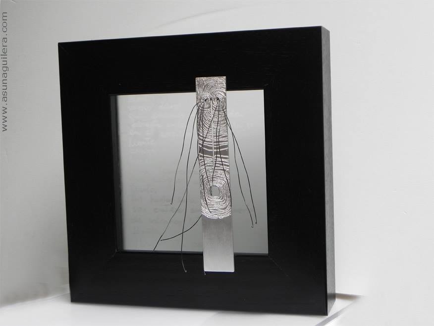 Lagrimas Negras. Escultura & Poema.,Diseño, Microesculturas.Asun Aguilera, Joyería de Autor. 