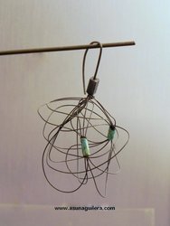 Pendientes de la colección  MI LÍO. Joyería Artística Española. Asun Aguilera, Joyería de Autor.