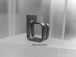 Anillo de la colección CONSTRUCCIONES. Arquitectura,Diseño, Microesculturas.Asun Aguilera, Joyería de Autor. 