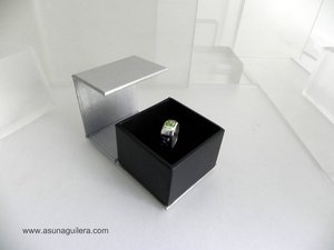 Anillo Las 4 Estaciones. Plata de Ley y Esmaltes al Fuego