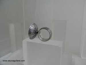 Anillo HUELLAS - Plata de Ley Mate y Esmaltes al Fuego - Edicción Limitada