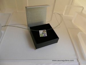 Colgante LAS 4 ESTACIONES - Plata de Ley y Esmaltes al Fuego