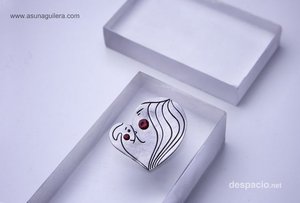 Colgante MATERNIDAD - Plata de Ley y Esmaltes al Fuego - Colección CORAZONES