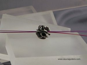 Colgante ESFERA TALLADA - Sólida - Plata de Ley Mate Envejecida