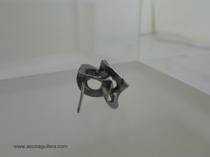Pendientes ESFERA TALLADA - Presión - Plata de Ley