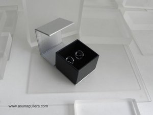 Pendientes ESFERA TALLADA - Presión - Plata de Ley