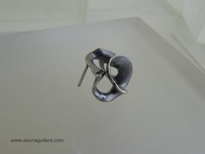 Pendientes ESFERA TALLADA - Presión - Plata de Ley