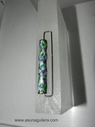 Pendientes TUBOS IRREGULARES - Plata de Ley Mate