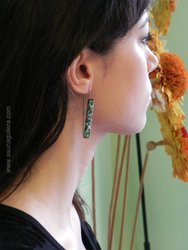 Pendientes de Plata de Ley Mate 
