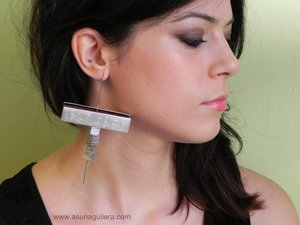 Pendientes De Amor y Desamor - Aluminio Mate
