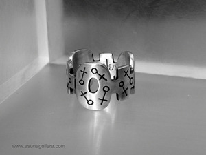 Anillo VENUS. Plata de Ley Mate