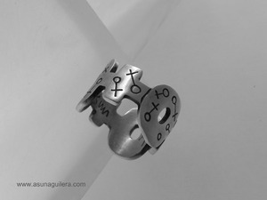Anillo VENUS. Plata de Ley Mate