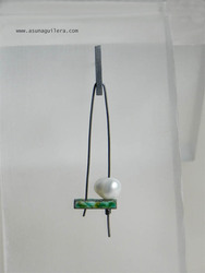 Pendientes MIRÓ / Esmalte. Colección MIRÓ. Plata de Ley