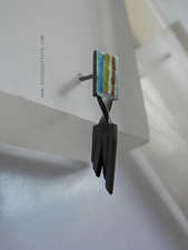 Pendientes ORGÁNICOS/3  Plata de ley envejecida & Perlas cultivadas de Agua Dulce. Joyería Contemporánea Española. Asun Aguilera, Joyería de Autor. Tienda en Gijón, calle de la Trinidad
