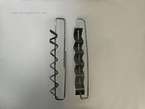 Pendientes ZIG-ZAG. Plata de ley & Acero Inoxidable Quirúrgico. Joyería Contemporánea Española. Contemporary Jewelry. Asun Aguilera,Joyería de Autor 