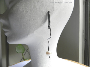 Pendientes MI LIO/Cascada. Plata de ley. Joyeria de Autor Asturiana. Joyeria Contemporánea. Contemporary Jewellery.