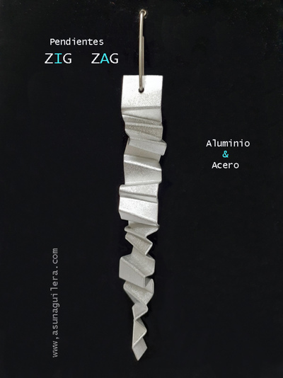 Pendientes ZIG-ZAG Aluminio