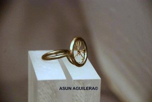 Anillo MELLIZOS I. Oro y Plata de ley. Asun Aguilera, diseñadora de Joyas