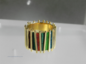 Anillo coleccón JAPONESA / Oro de Ley