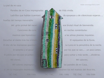 Colgante/Poema LA PIEL DE MI CASA/G   143 €