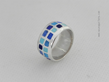 Anillo CUADRADOS/Semibanda   66 €