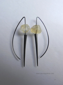 Pendientes PÚAS/Citrina   85 €