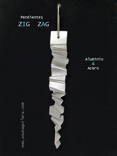 Pendientes ZIG-ZAG / ALUMINIO